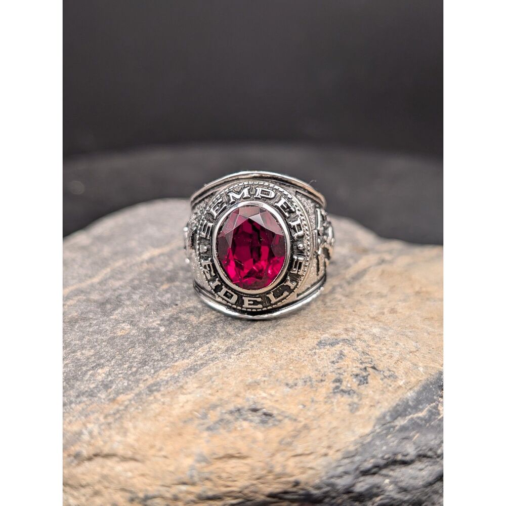 ESPO Sterling Marine Corps Ring • Semper Fidelis • Size 8 • 20.84g